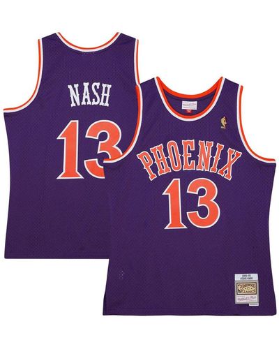 Mitchell & Ness Muggsy Bogues 1994-95 Charlotte Hornets Swingman Jersey - Teal Alternate, Purple Accents - View #4