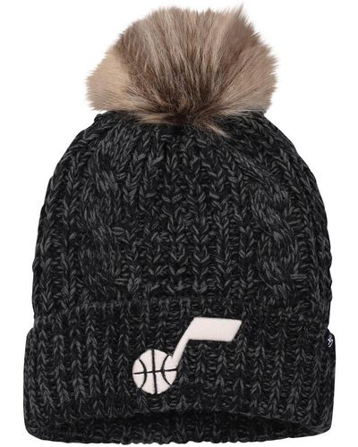 '47 Utah Jazz Meeko Cuffed Knit Hat - Black