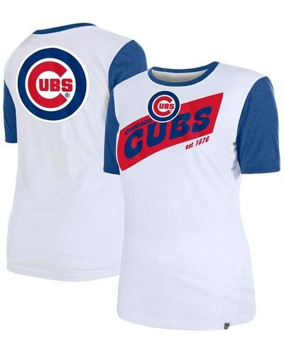 KTZ Chicago Cubs Colorblock T-shirt - Blue