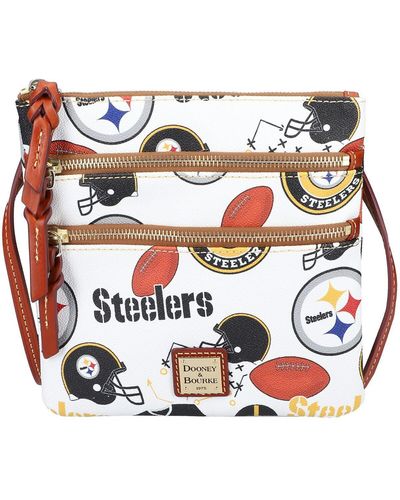 Dooney & Bourke Pittsburgh Steelers Triple-zip Crossbody Bag - Multicolor