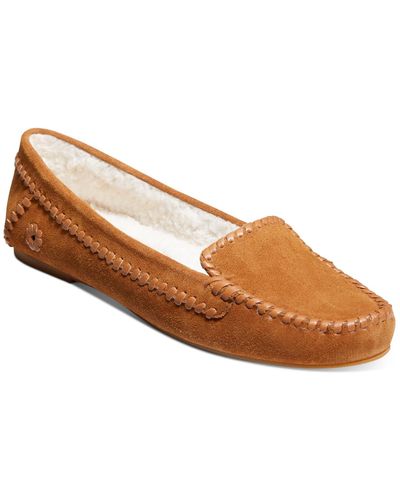 Jack Rogers Millie Moccasin Slippers - Brown