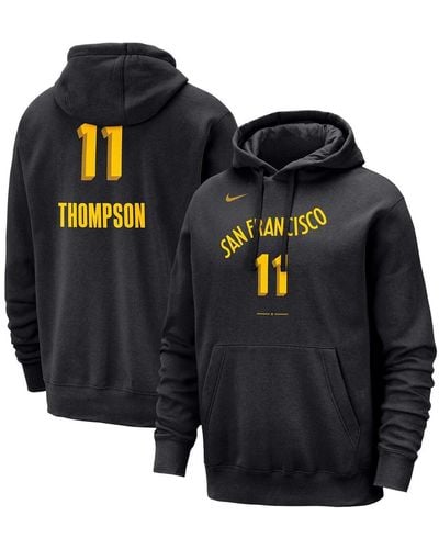 Nike Klay Thompson Golden State Warriors 2023/24 City Edition Name And Number Pullover Hoodie - Blue