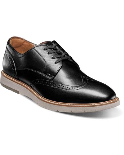 Florsheim Vibe Wingtip Oxford Dress Shoe - Black