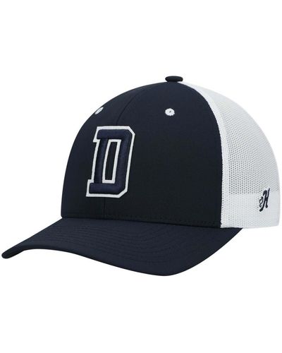 Hooey Navy, White Dallas Cowboys Logo Snapback Hat - Blue