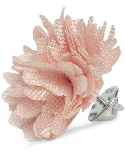 Con.struct Ceremony Flower Lapel Pin - Pink