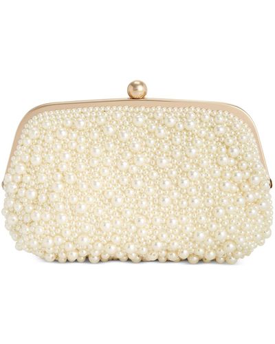 INC International Concepts All Over Pearl Pouch Clutch, Created For Macy's - Multicolor