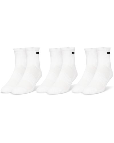 Pair of Thieves Cushion Cotton Ankle Socks 3 Pack - White
