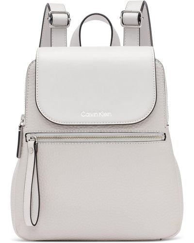 Calvin Klein Garnet Triple Compartment Backpack - Gray