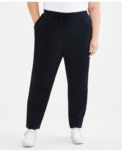 Style & Co. Plus Size Knit Pull-on Pants - Black