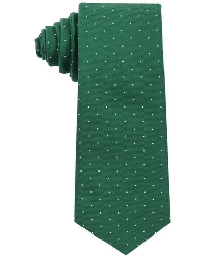 Con.struct Extra-long Ceremony Dot Tie - Green