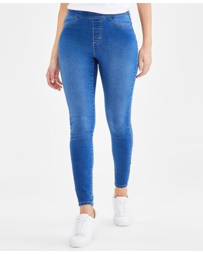 Style & Co. Mid-rise Pull-on jeggings - Blue