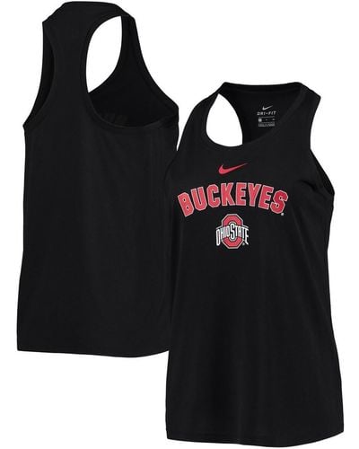 Nike Ohio State Buckeyes Arch And Logo Classic Performance Tank Top - Black