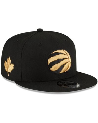 KTZ Toronto Raptors 2023/24 City Edition Alternate 9fifty Snapback Adjustable Hat - Black