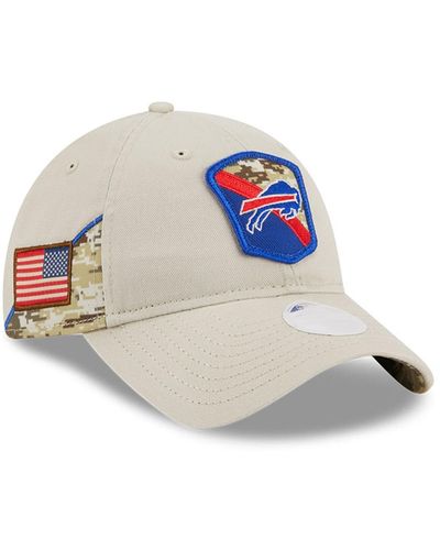 KTZ Buffalo Bills 2023 Salute To Service 9twenty Adjustable Hat - White