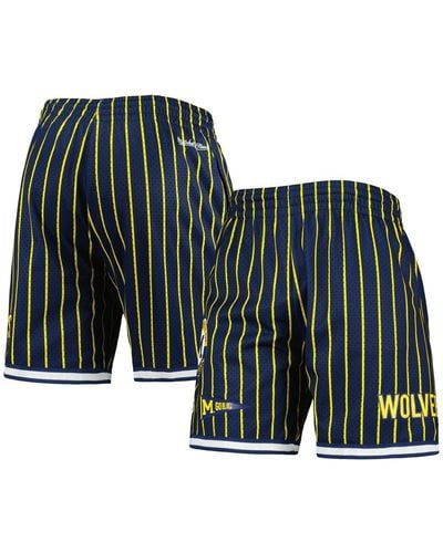 Mitchell & Ness Michigan Wolverines City Collection Mesh Shorts - Green