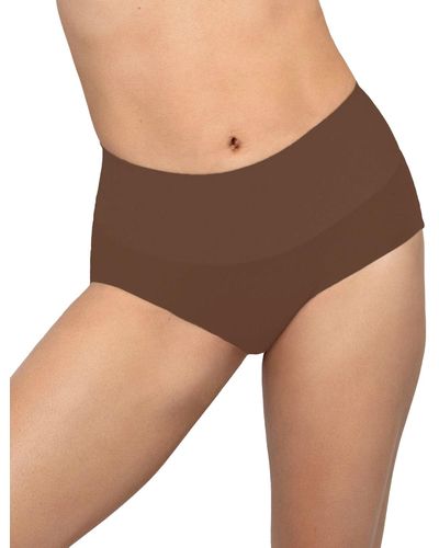 Leonisa High-tech High-waisted Classic Sculpting Panty 092045 - Brown