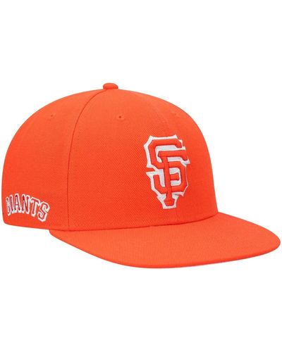 '47 San Francisco Giants City Connect Captain Snapback Hat - Orange