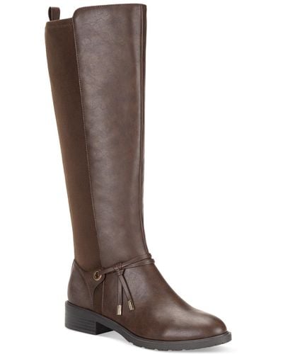 Style & Co. Verrlee Riding Boots - Brown