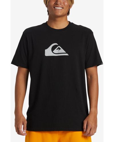 Quiksilver Comp Logo Mt0 Short Sleeve T-shirt - Black