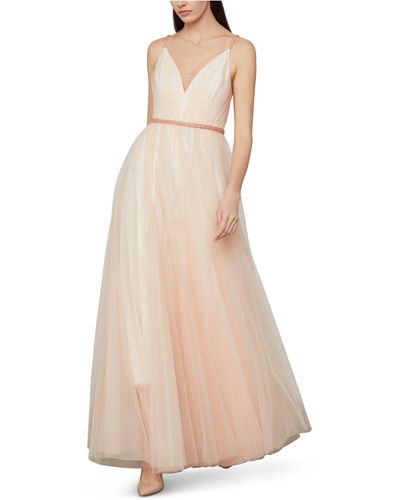BCBGMAXAZRIA Tulle A Line Gown - Pink