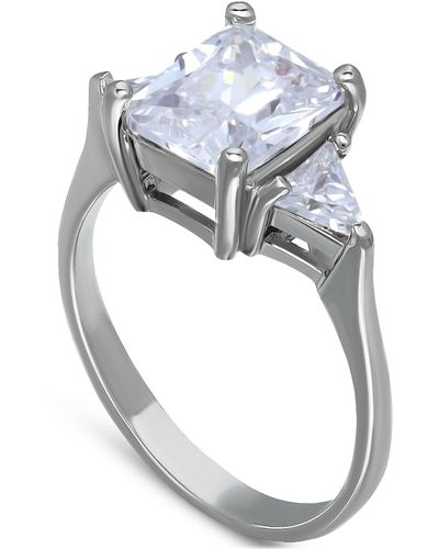 Giani Bernini Cubic Zirconia Octagon Promise Ring - Metallic