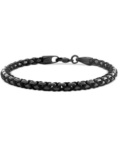 Effy Effy Hematite Woven Nylon Cord Bracelet - Black