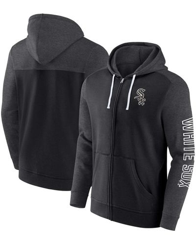 Fanatics Chicago White Sox Offensive Line Up Full-zip Hoodie - Black