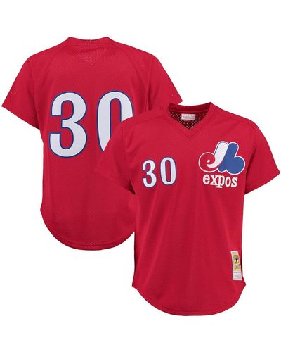Mitchell & Ness Tim Raines Montreal Expos Batting Practice Jersey - Red