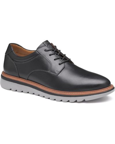 Johnston & Murphy Braydon Leather Plain Toe Oxford Shoes - Multicolor
