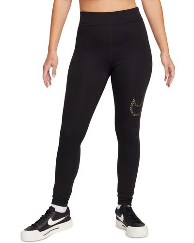 Nike Sportswear Premium Essentials High-waisted Shine leggings - Black