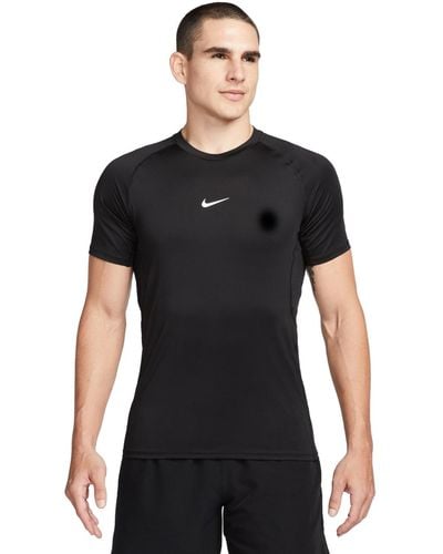 Nike Pro Slim-fit Dri-fit Short-sleeve T-shirt - Black