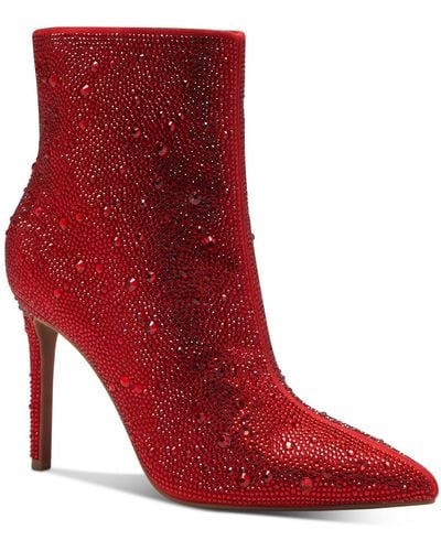 INC International Concepts Reisa Dress Booties, Created For Macy's - Red