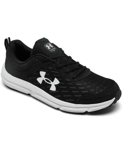 Under Armour Charged Assert 10 Running Sneakers From Finish Line - Black