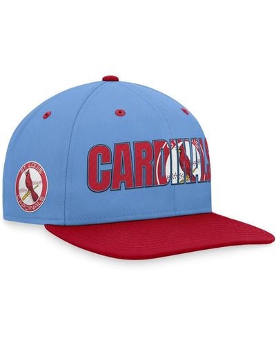 Nike St. Louis Cardinals Cooperstown Collection Pro Snapback Hat - Blue