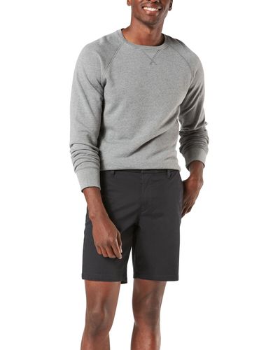 Dockers Ultimate Supreme Flex Stretch Solid 9" Shorts - Black