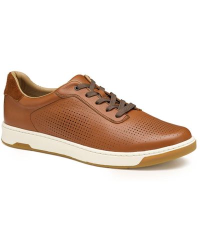 Johnston & Murphy Daxton U-throat Shoes - Brown