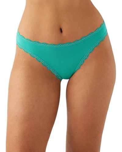 B.tempt'd By Wacoal Inspired Eyelet Thong Underwear 972219 - Blue