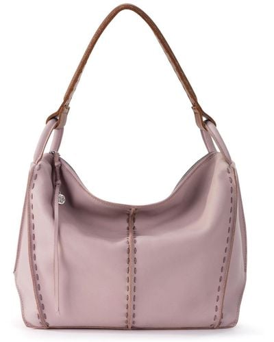 The Sak Los Feliz Leather Hobo Bag - Purple