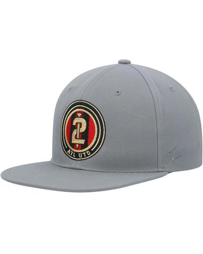 Zephyr Atlanta United Fc Logo Snapback Hat - Gray