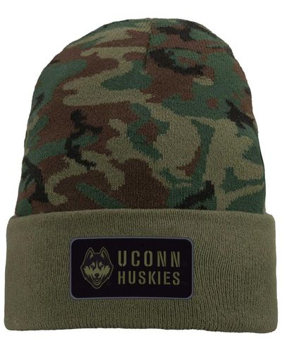 Nike Illinois Fighting Illini Military-inspired Pack Cuffed Knit Hat - Green