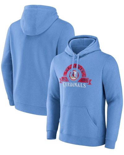 Majestic St. Louis Cardinals Utility Pullover Hoodie - Blue