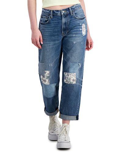 Lucky Brand Patchwork Relaxed-fit Jeans - Blue