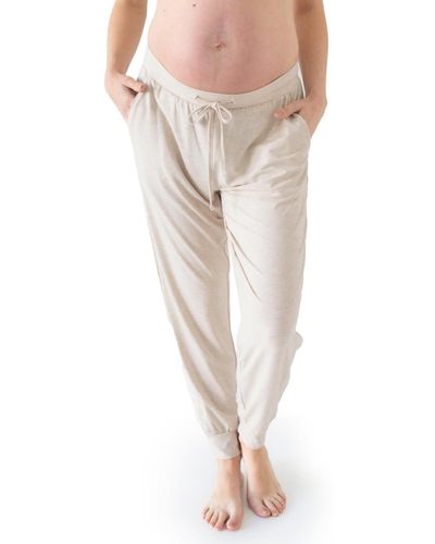 Kindred Bravely Maternity Everyday Postpartum Lounge sweatpants - White