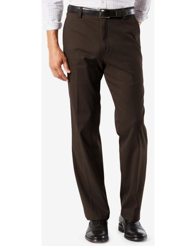 Dockers Easy Classic Fit Khaki Stretch Pants - Brown