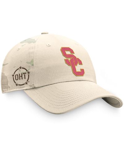 Top Of The World Usc Trojans Oht Military-inspired Appreciation Camo Dune Adjustable Hat - Pink