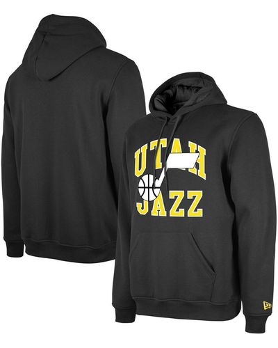 KTZ And Utah Jazz 2023/24 Season Tip-off Edition Pullover Hoodie - Black