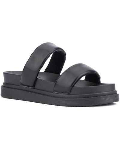 Olivia Miller Pto Platform Sandal - Black