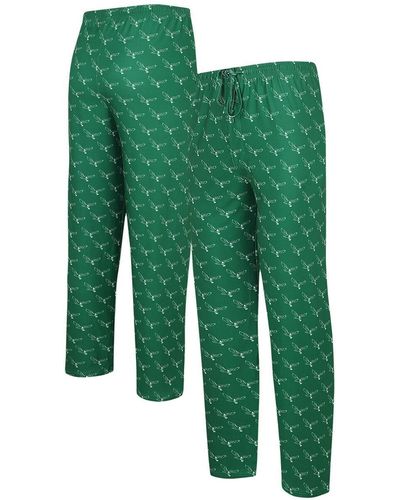 Concepts Sport Philadelphia Eagles Gauge Throwback Allover Print Knit Pants - Green