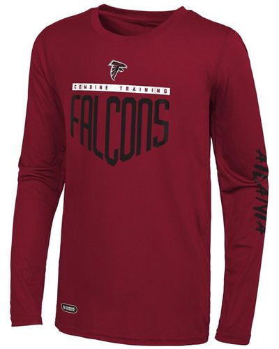 Outerstuff Atlanta Falcons Impact Long Sleeve T-shirt - Red