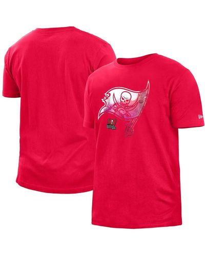 KTZ Tampa Bay Buccaneers 2022 Sideline Ink Dye T-shirt - Red